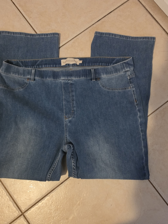 Soft Surroundings Denim - Soft Surroundings Women's Midwash Blue Bootcut Jeans 2X